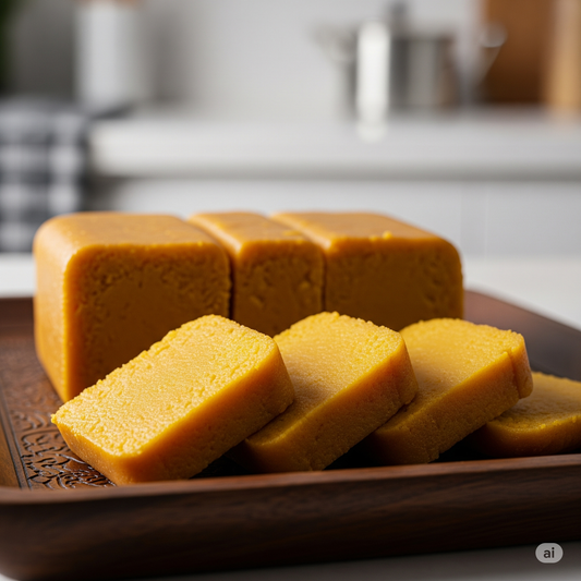 Homemade Ghee Mysore Pak